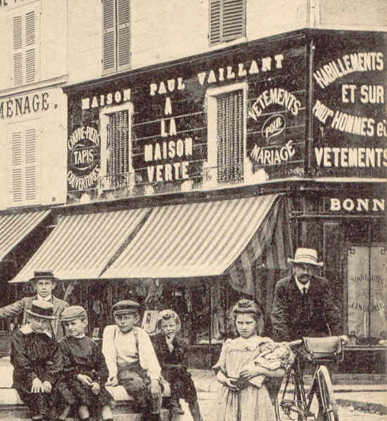 La Maison Paul Vaillant, dite la Maison Verte, en 1908 (cpa ELD n°38)
