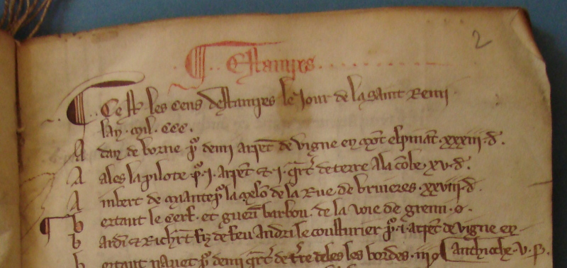 Cahier de 1300