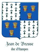Armes de Jean de Brosse, duc d'Etampes