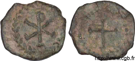 Monnaie de cuivre de Childebert (© cgb)