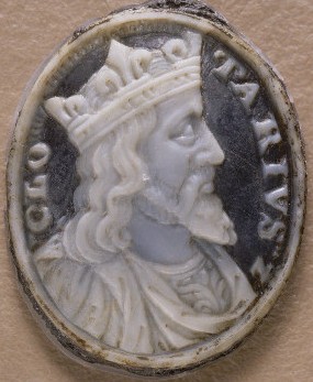 Clotaire II selon un cam&eacute;e du 17e si&egrave;cle (&copy; BNF)