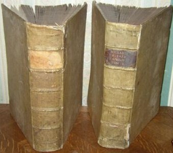 Tomes 2 et 3 des Acta Sanctorum Aprilis (1675)