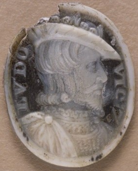 Louis VII d'après un camée des années 1630