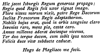 Texte donné par l'abbé Lebeuf