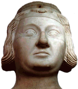 Gisant de Philippe d'Eveux, roi de Navarre, fils de Louis Ier d'Evreux (Musée du Louvre)