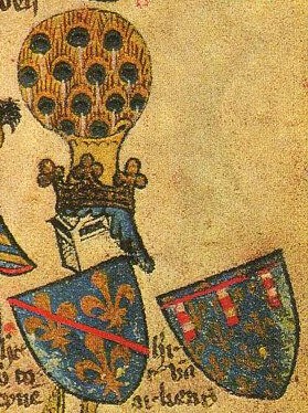 Armoiries de Pierre II d'Alençon et de Louis II d'Evreux