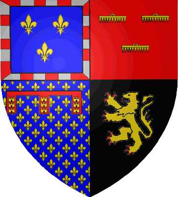 Blason de Jean de Nevers (source: Wikipédia)