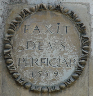 Inscription de 1579 citée par Fleureau