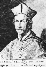 Portrait grav du Cardinal Francesco Barberini