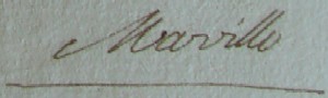 Signature de Marville