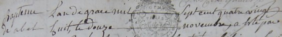 Registre paroissial de Saint-Basile d'Etampes