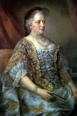 Marie-Thérèse d'Autriche peinte par Jean-Etienne Liotard en 1762