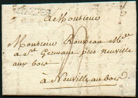 Courrier de 1779