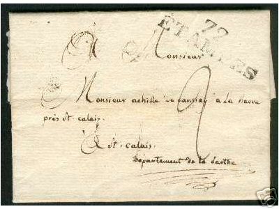 Courrier de 1803