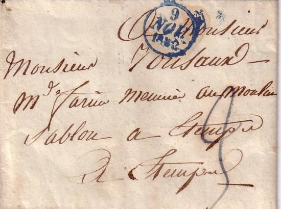 Courrier de 1832