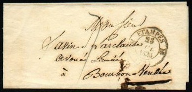 Courrier de 1835