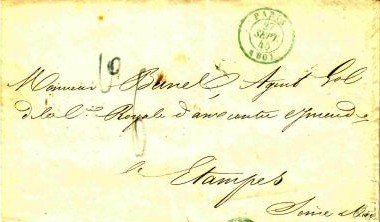 Courrier de 1845