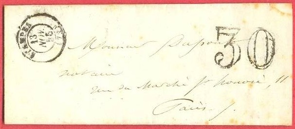 Courrier de 1855