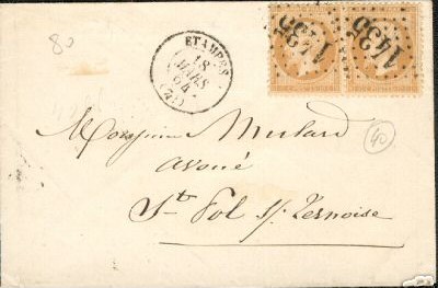 Courrier de 1864