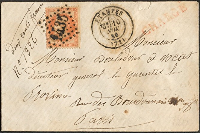 Courrier de 1869