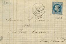 Courrier de Pussay de 1871