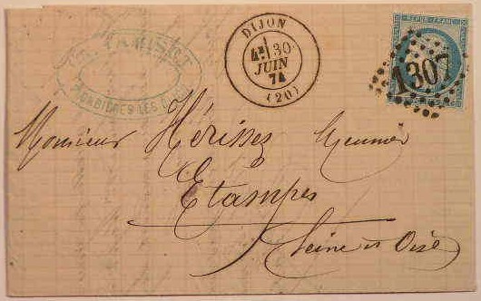 Courrier de 1874