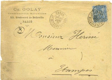 Courrier de 1877