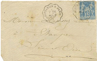 Courrier de 1882