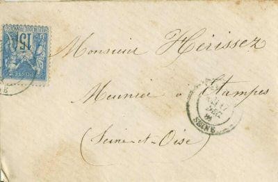 Courrier de 1884