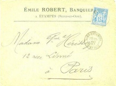 Courrier de 1887