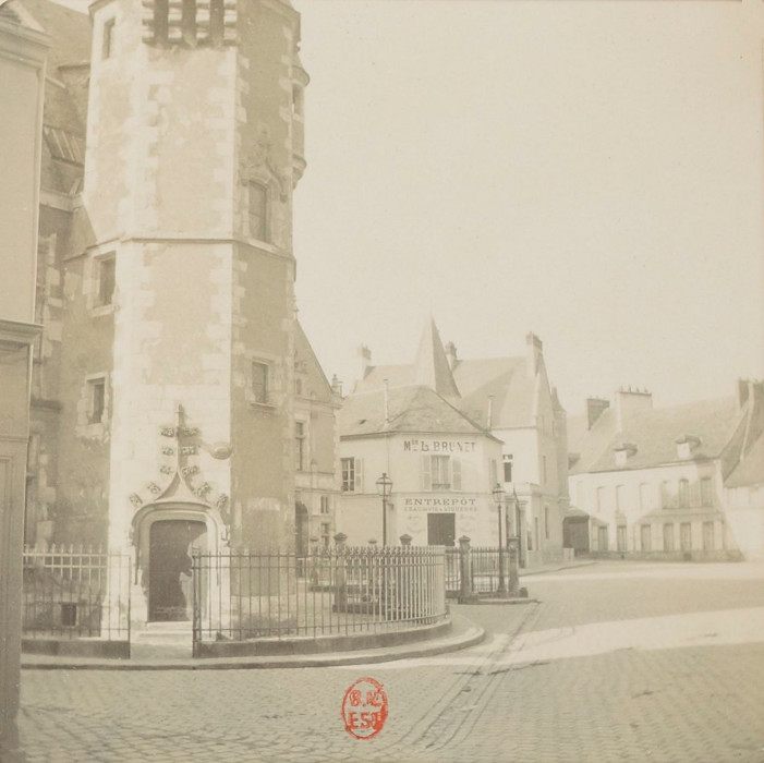 L'Hôtel de Ville d'Etampes en mars 1902