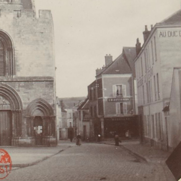 L'hôtel Au Duc d'Orléans en mars 1902