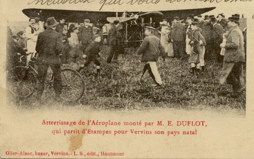 Carte postale éditée par Olier-Arsac de Vervins, 1910