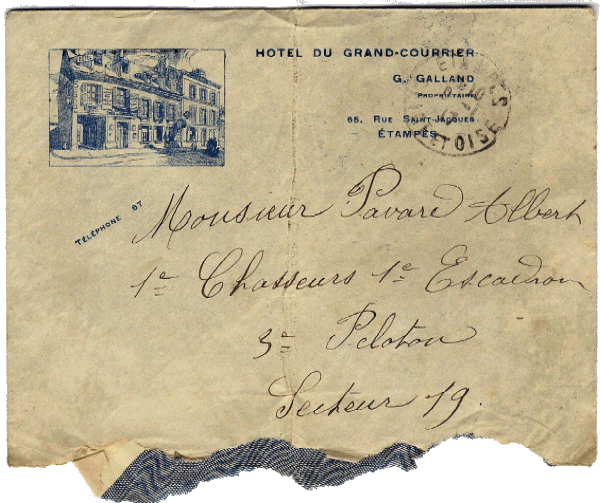 Courrier du 9 janvier 1917