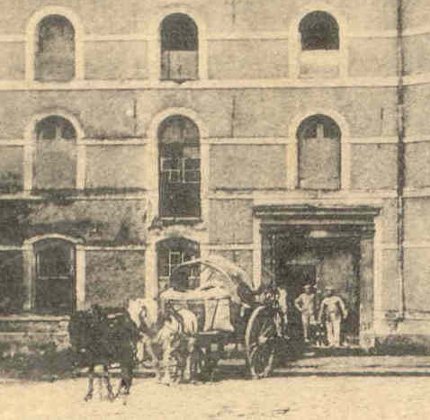 Le moulin Sablon à Etampes vers 1901