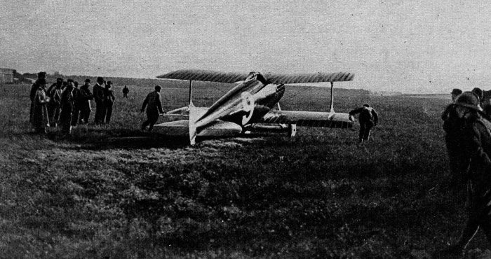 Le Spad de Casale qui s'est classé quatrième avec une moyenne de 234, 252 kilomètres