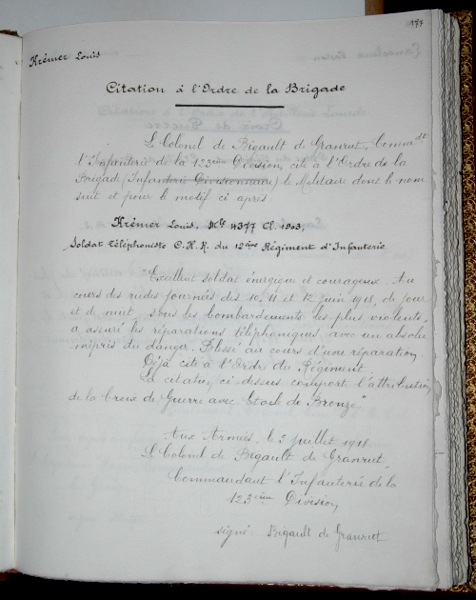 Livre d'Or des combattants, p.177