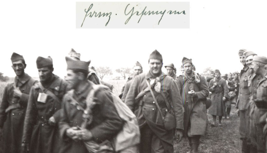 Clich&eacute; pris par un fantassin allemand en juin 1940