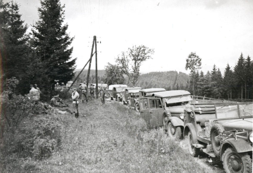 Clich&eacute; pris par un fantassin allemand en juin 1940