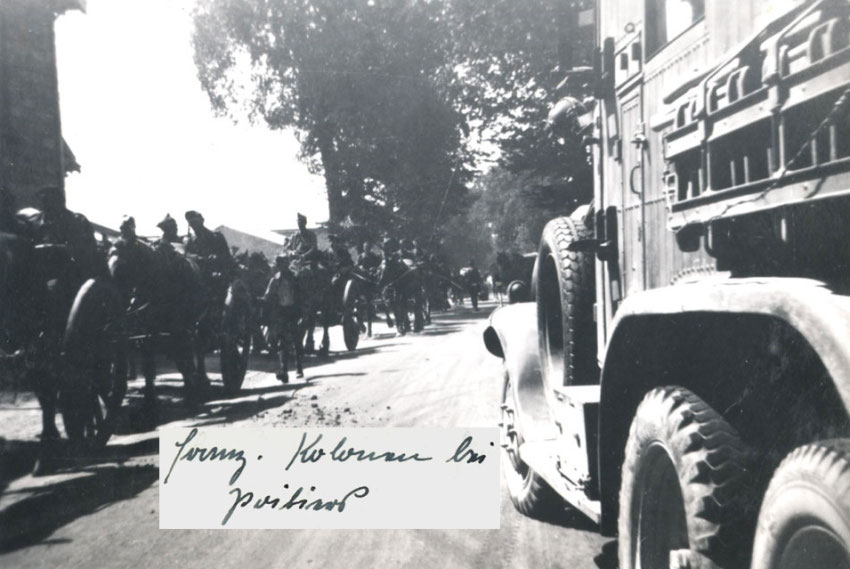 Clich&eacute; pris par un fantassin allemand en juin 1940