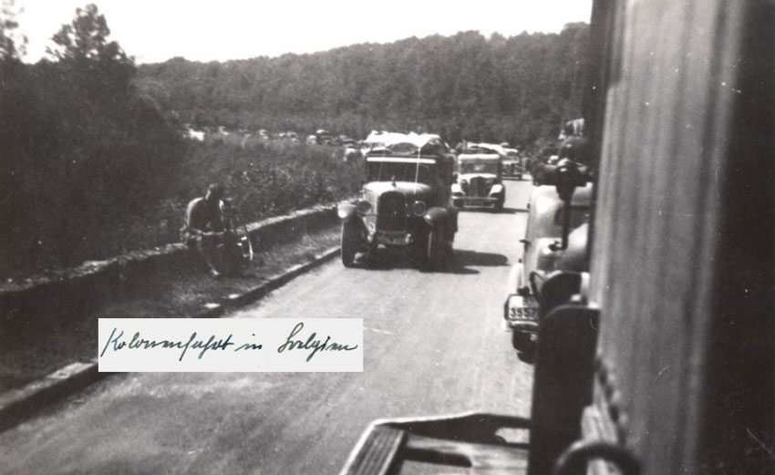 Clich&eacute; pris par un fantassin allemand en juin 1940