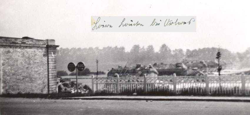 Clich&eacute; pris par un fantassin allemand en juin 1940