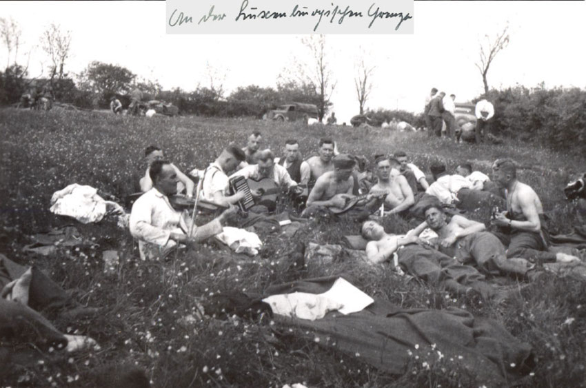 Clich&eacute; pris par un fantassin allemand en juin 1940