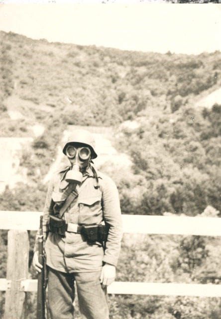 Clich&eacute; pris par un fantassin allemand en juin 1940