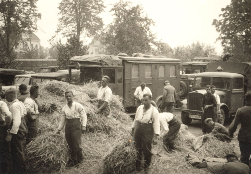 Clich&eacute; pris par un fantassin allemand en juin 1940