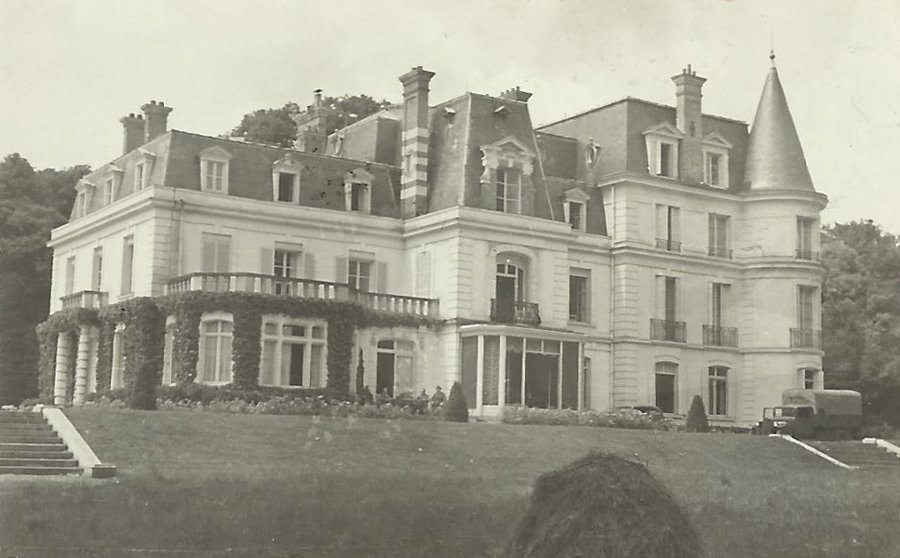 Officiers allemands au château de Brunehaut (entre 1940 et 1944)