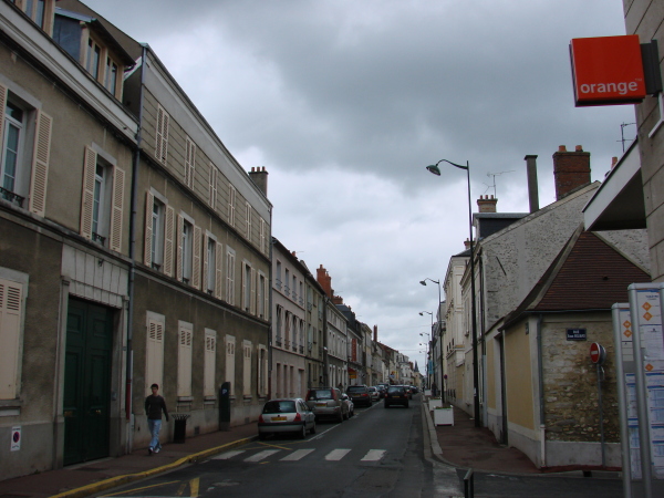 Photo de soldats allemands, face au 37 rue Louis-Moreau (entre 1940 et 1944)