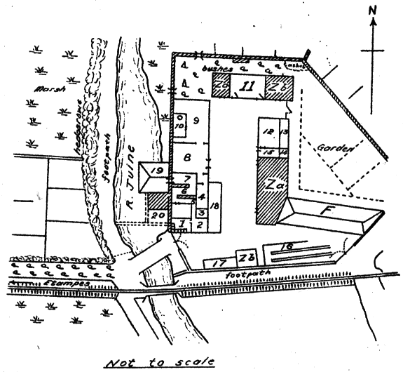 Plan du grage du 112e régiment de transmission au sol de la Luftwaffe