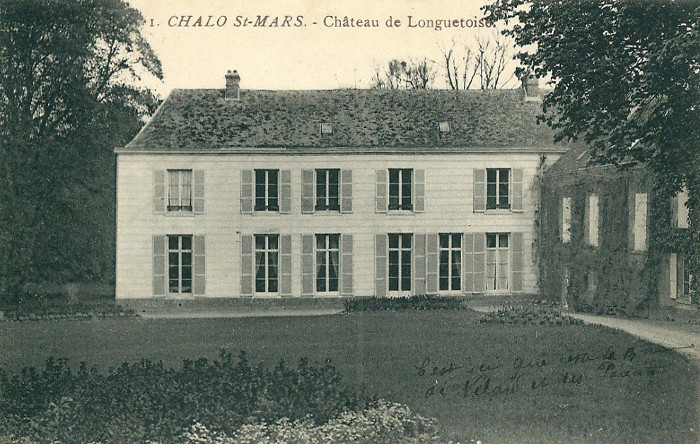 La château de Longuetoise à Chalo-Saint-Mars