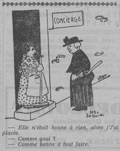 Dessin d'humour du 7 septembre 1940